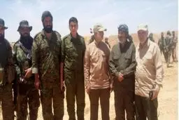 سردار قاسم سلیمانی در مرز عراق و سوریه/عکس