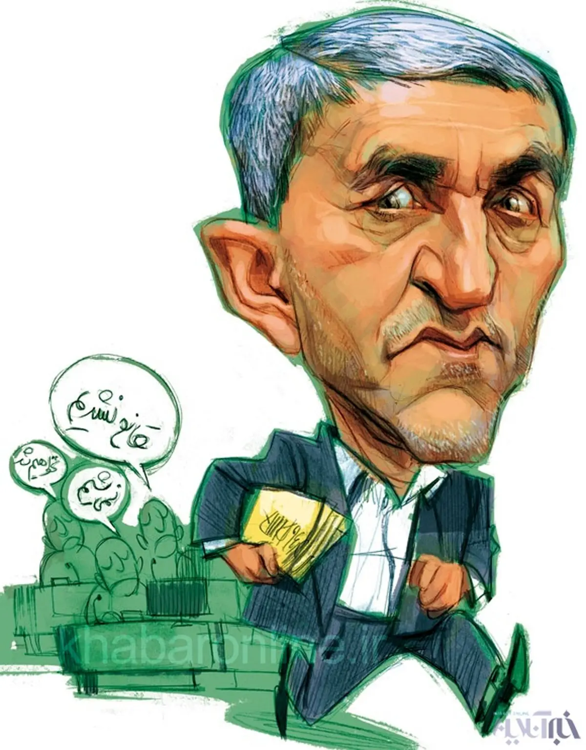 کاریکاتور/ وزیر سه کارته روحانی!