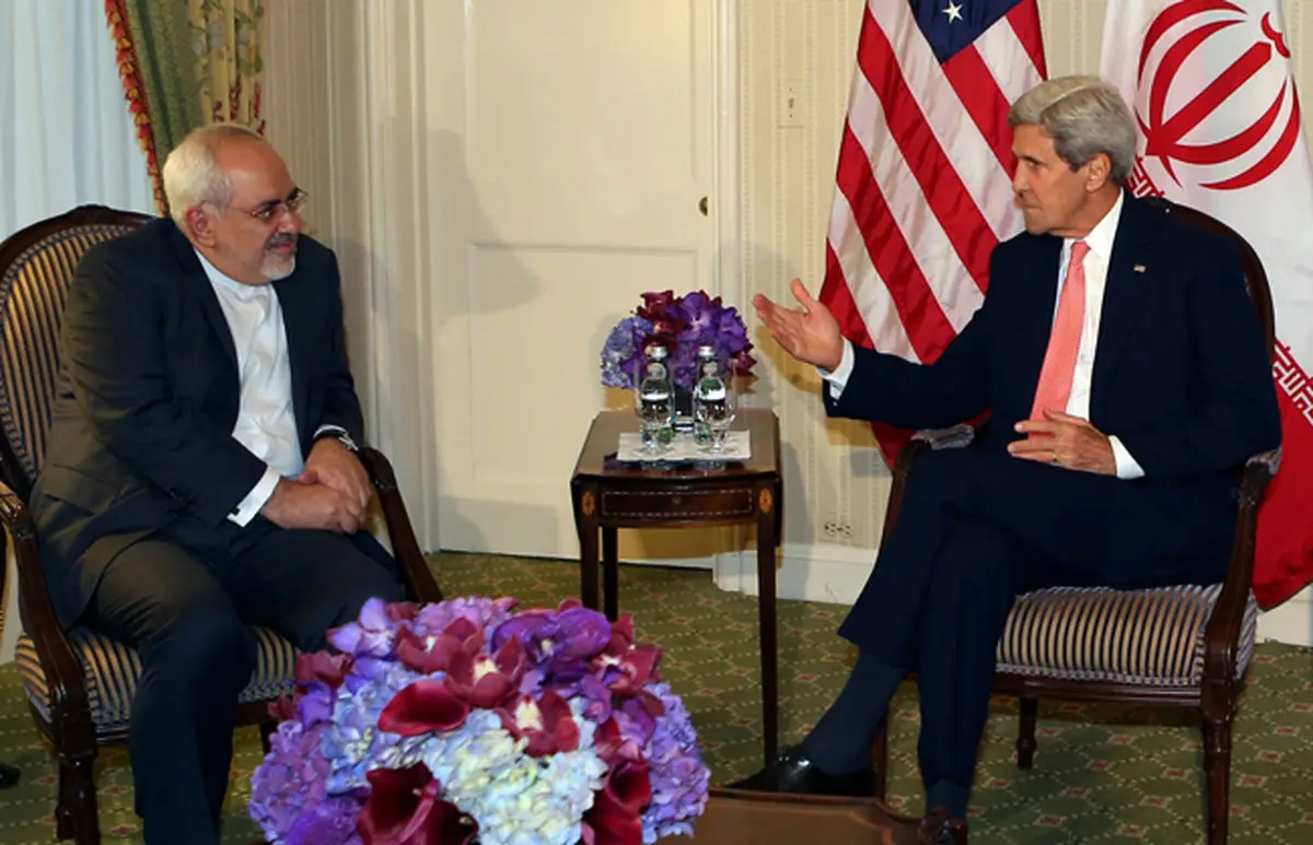 تصاویر نشست سه جانبه ظریف، کری و اشتون