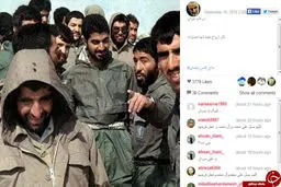 سردار سلیمانی در سنگر+عکس