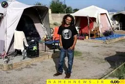 بی‌خانمان ‌های چادر نشین در آمریکا+تصاویر