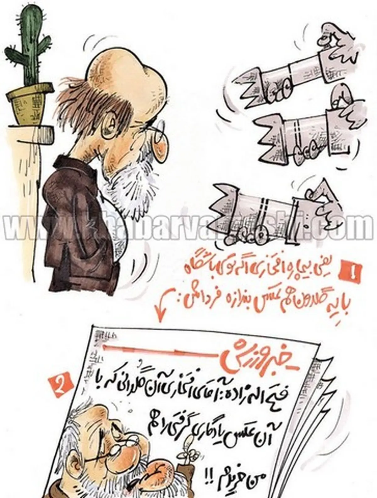 دوباره فتح‌الله‌زاده سوژه شد!/کاریکاتور