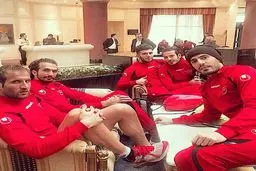 عکس/ پرسپولیسی‌ها در ازبکستان