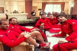 عکس/ پرسپولیسی‌ها در ازبکستان