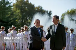 حواشی تصویری استقبال جهانگیری از حیدرالعبادی در سعدآباد