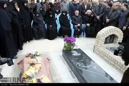 مراسم هفتمین روز درگذشت مادر رییس جمهور /تصاویر