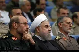 حواشی تصویری ضیافت افطار روحانی با فرماندهان نیروهای مسلح