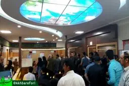 صف های طولانی در کرمانشاه برای اهدای خون/عکس