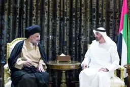 سفر مقتدی صدر به امارات و دیدار با ولیعهد ابوظبی +عکس