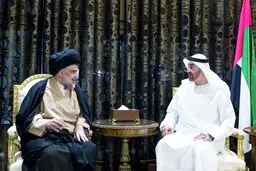 سفر مقتدی صدر به امارات و دیدار با ولیعهد ابوظبی +عکس