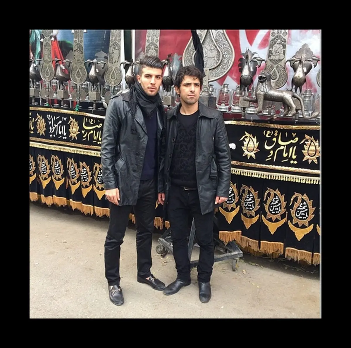 بازیکنان پرسپولیس در مراسم عزاداری +عکس