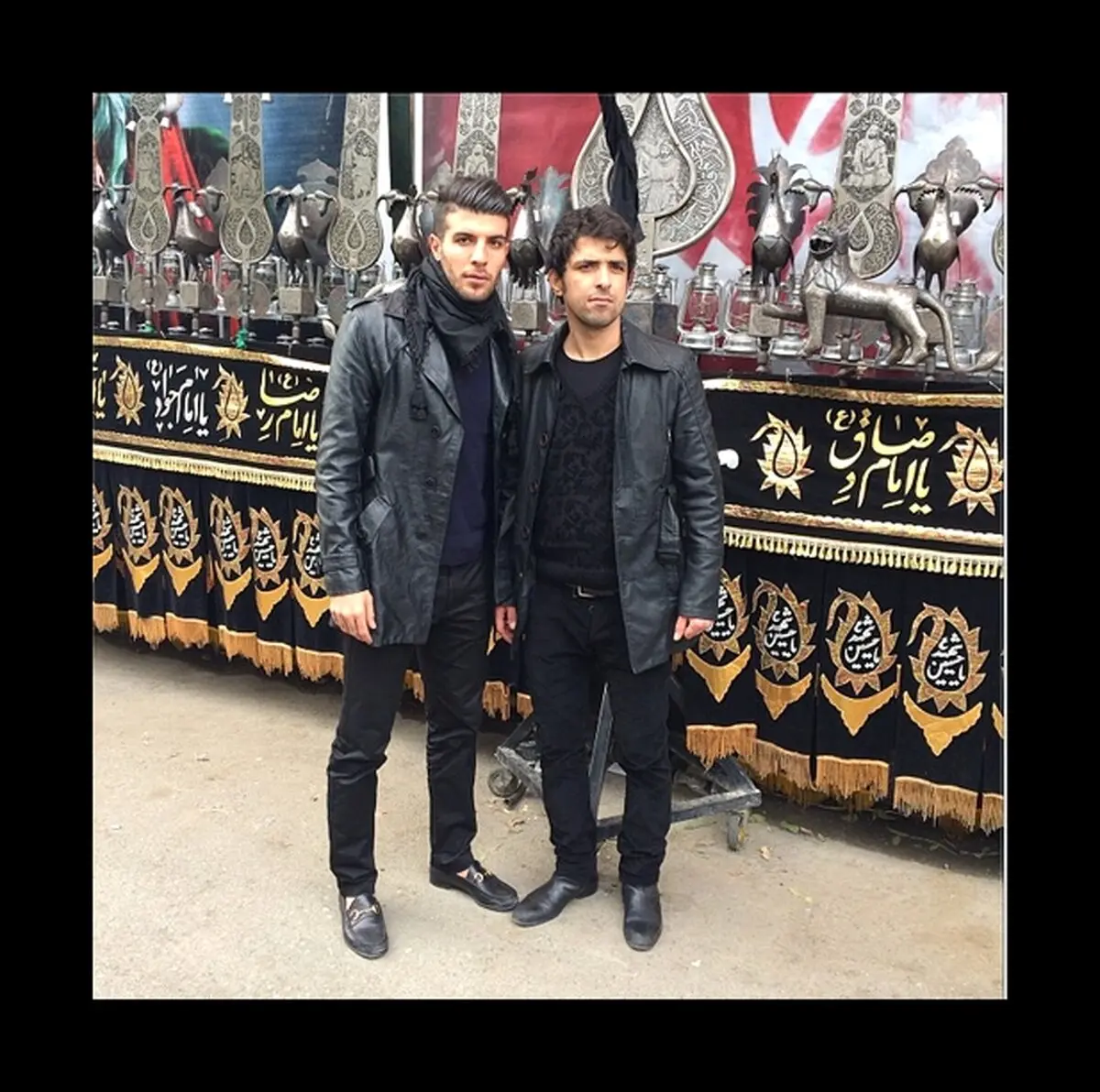 بازیکنان پرسپولیس در مراسم عزاداری +عکس