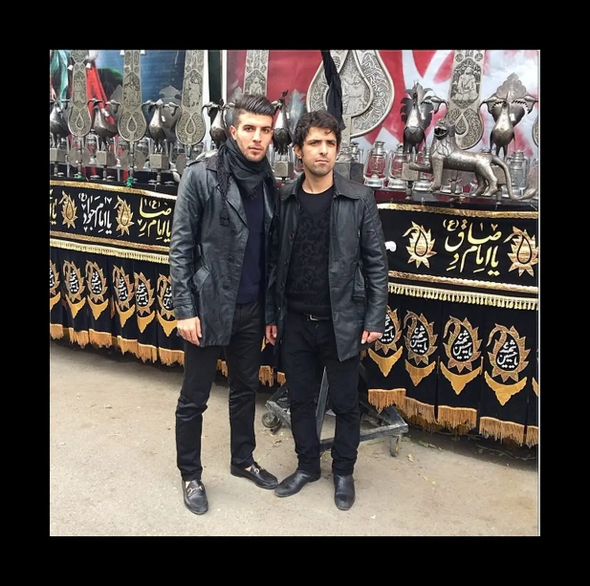 بازیکنان پرسپولیس در مراسم عزاداری +عکس