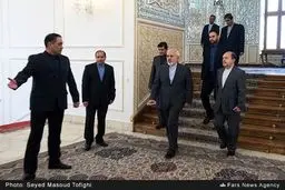 تسلیم استوارنامه سفرای سه کشور اروپایی به ظریف/تصاویر