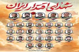 اینفوگرافیک | تصاویر شهدای نیروی هوافضا سپاه پاسداران