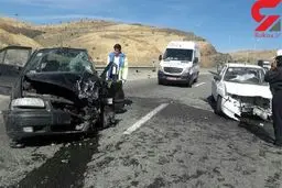 10 قربانی در حادثه خونین جاده مهریز +عکس