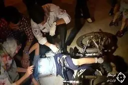 صحنه پاره شدن ران پای پسر 11 ساله با فرمان دوچرخه/میله داخل اتاق عمل از پایش خارج شد + عکس