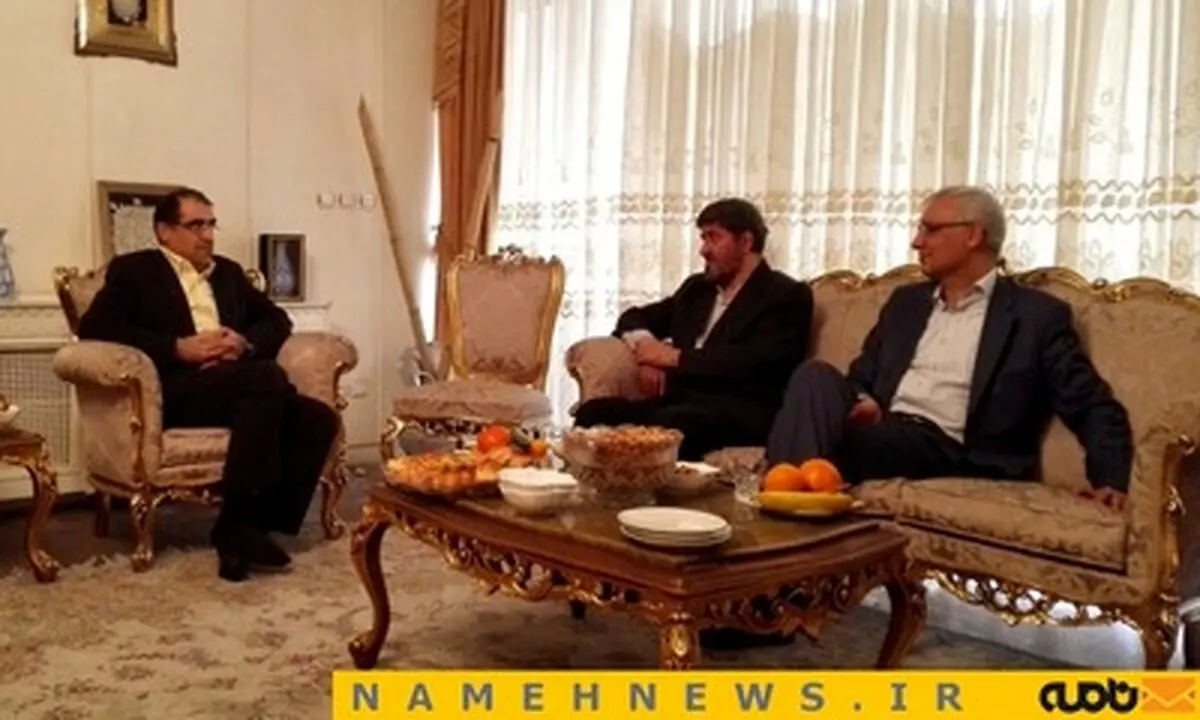 تصاویر دیدار وزیر بهداشت با علی مطهری