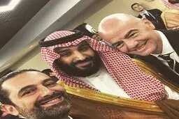 سلفی حریری با پوتین و بن سلمان+ عکس