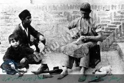 کفاش زمان قاجار/عکس