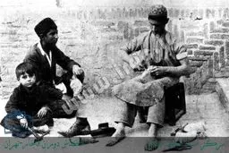 کفاش زمان قاجار/عکس