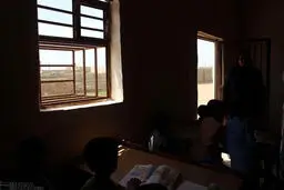 عکس / کلاس درسی در روستای رمین چابهار