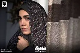 عكسي جالب از آزاده زارعی در نمايي از فيلم شاهرگ