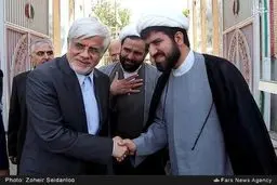 دیدار محمدرضا عارف با مراجع تقلید/ تصاویر