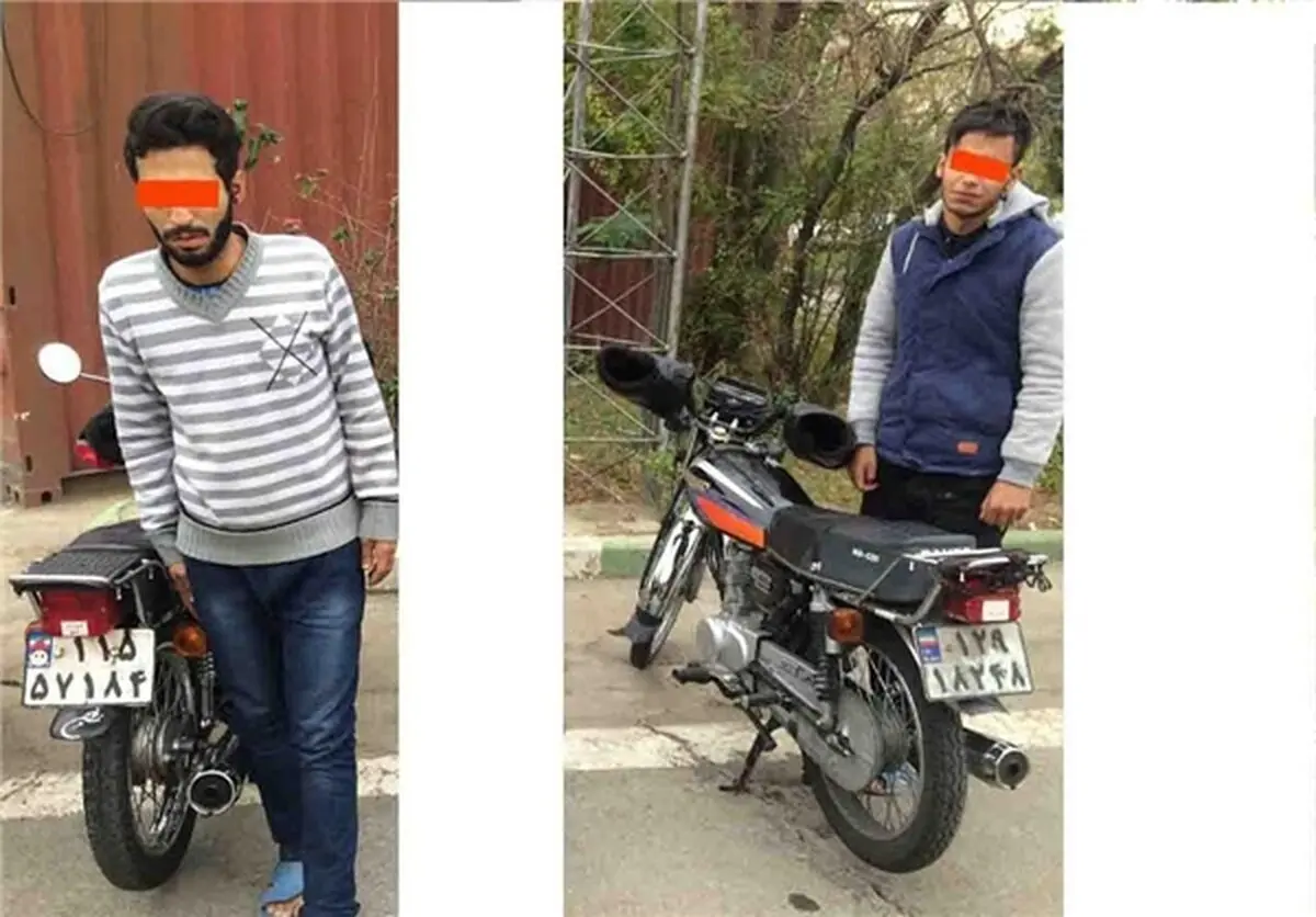 دو جوان سارق و زورگیر به چنگ پلیس افتادند+عکس