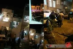 انفجار شیئی مشکوک در شهرک ولایت الهیه کرمانشاه / عکس