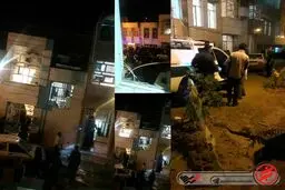 انفجار شیئی مشکوک در شهرک ولایت الهیه کرمانشاه / عکس