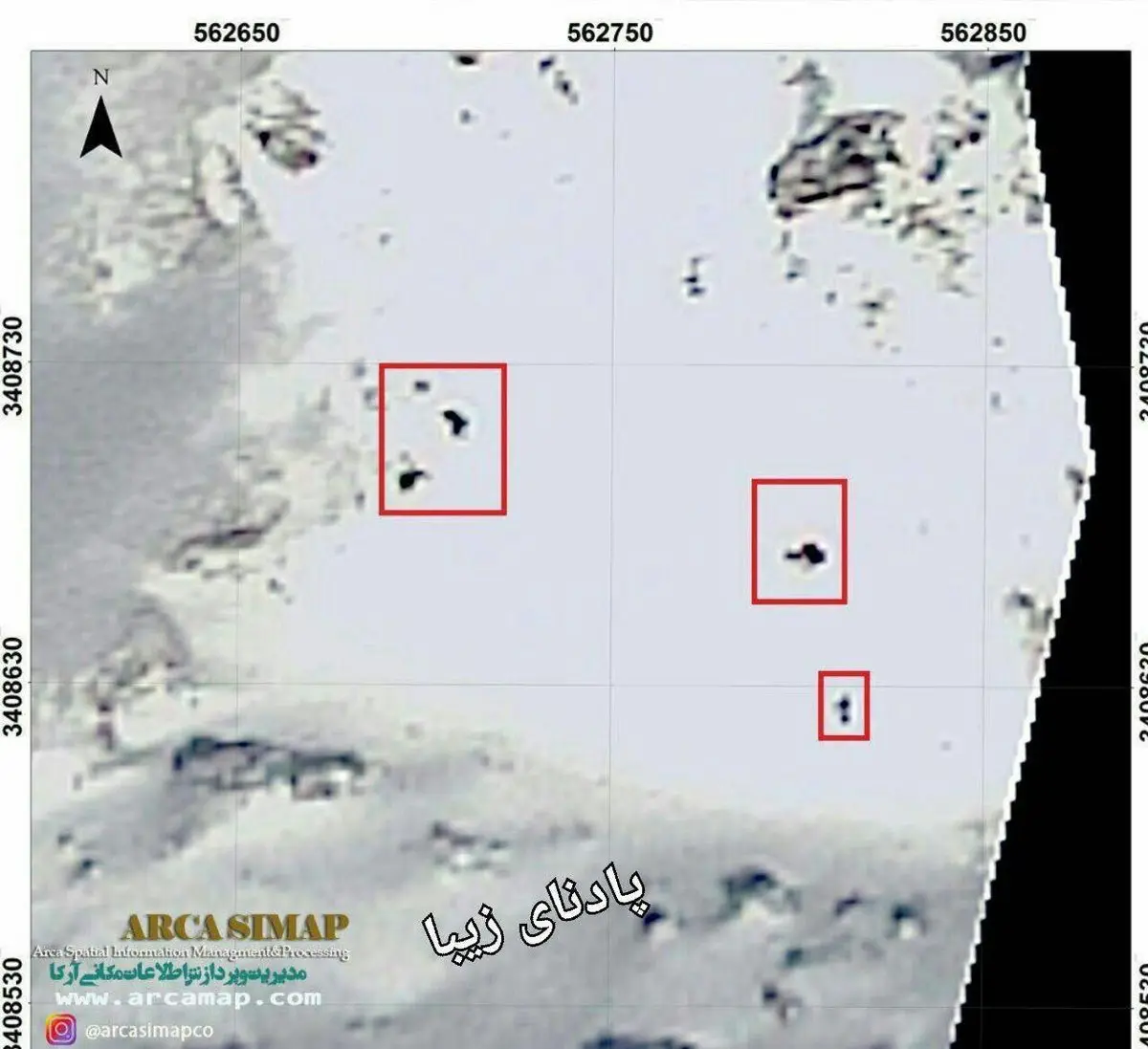 تصاویر اجساد هواپیمای آسمان روی برف
