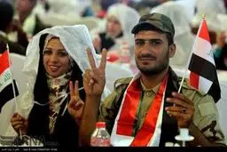 جشن ازدواج 250 زوج عراقی در بغداد/تصاویر