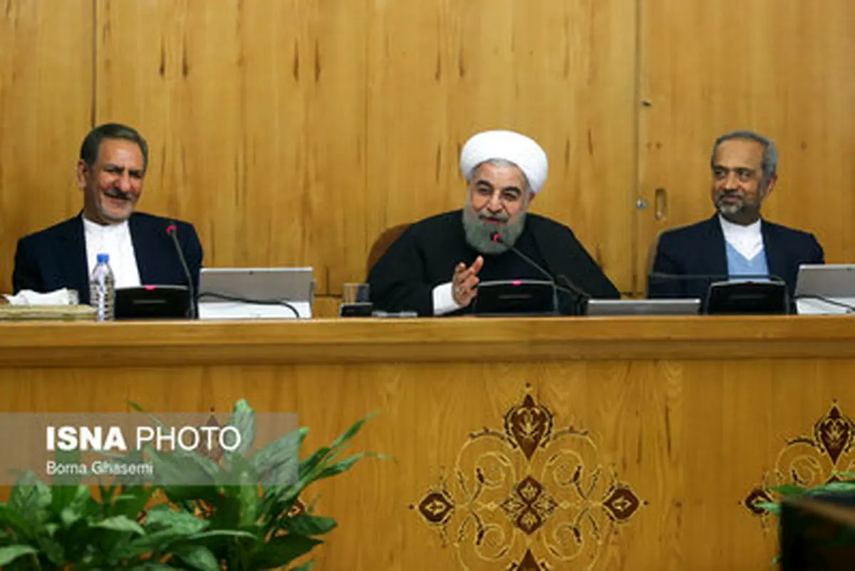 اولین جلسه هیات دولت در سال 96/ تصاویر