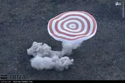 عکس/ بازگشت 3 فضانورد به زمین