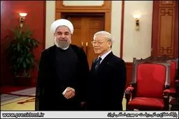 حاشیه های دیدار روحانی با دبیرکل حزب کمونیست ویتنام/تصاویر