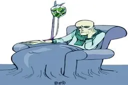 هزینه درمان!/کاریکاتور