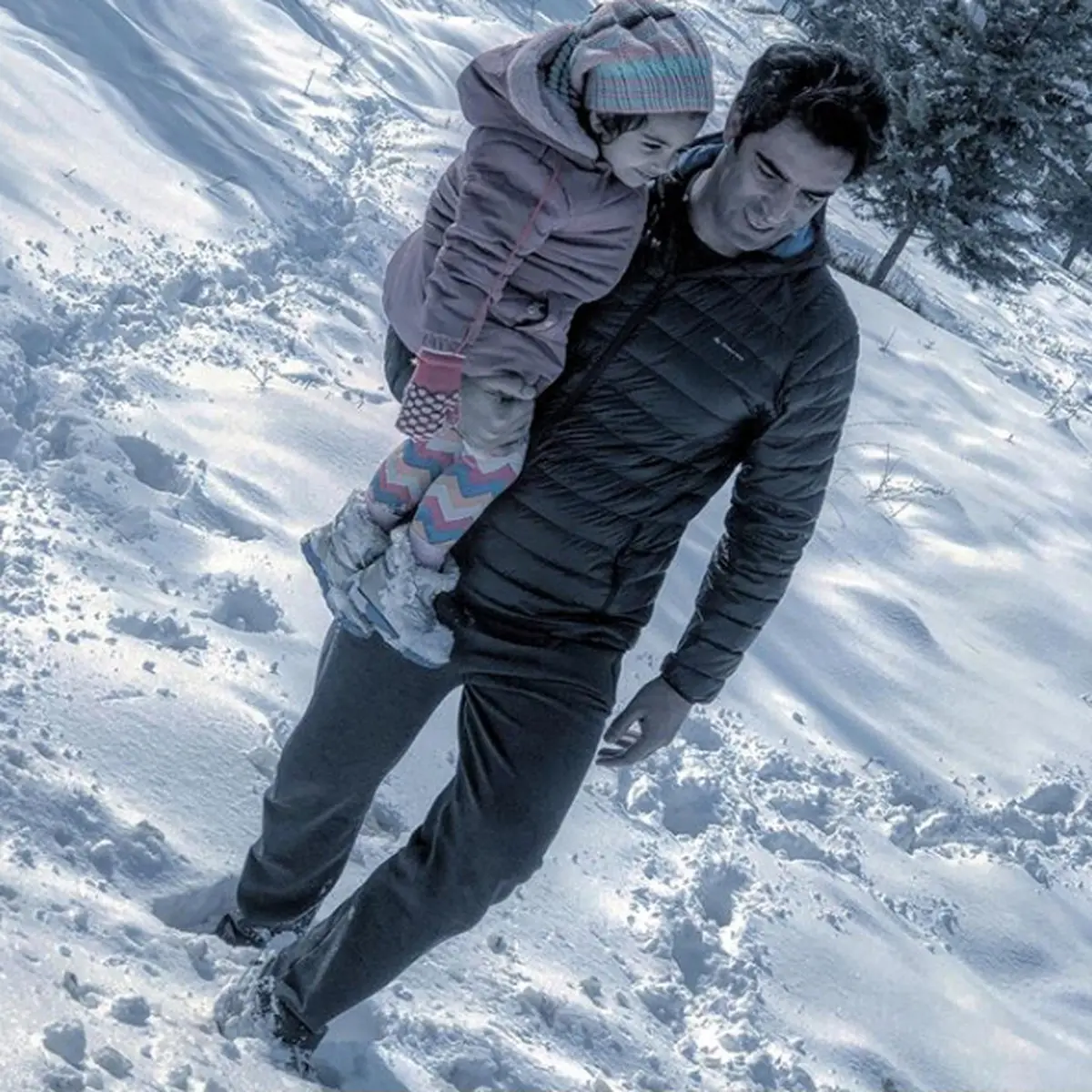 عکس / منوچهر هادی و دخترش