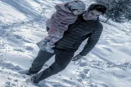 عکس / منوچهر هادی و دخترش