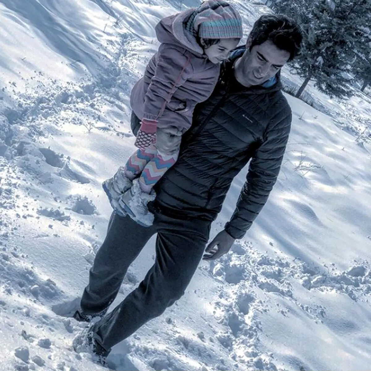 عکس / منوچهر هادی و دخترش
