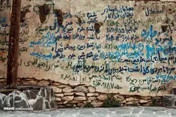 عکس / دیواری عجیب در تهران که با دیدنش سرگیجه می گیرید!