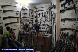 مغازه اسلحه فروشی در عراق!/عکس