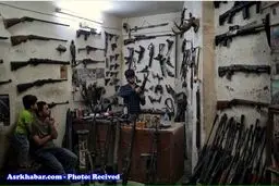مغازه اسلحه فروشی در عراق!/عکس
