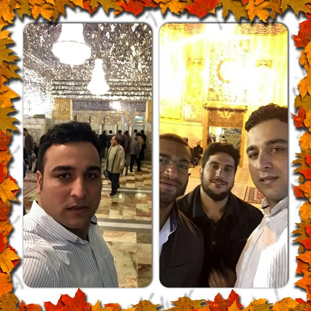 سلفی قهرمان المپیک در حرم امام رضا (علیه السلام) / عکس
