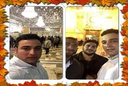 سلفی قهرمان المپیک در حرم امام رضا (علیه السلام) / عکس