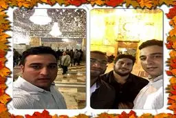 سلفی قهرمان المپیک در حرم امام رضا (علیه السلام) / عکس