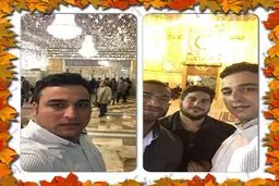 سلفی قهرمان المپیک در حرم امام رضا (علیه السلام) / عکس