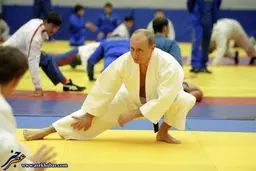 عکس / ورزش کردن سران جهان