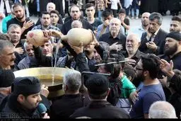 تصاویری از مراسم سنتی تشت گذاری در آستارا