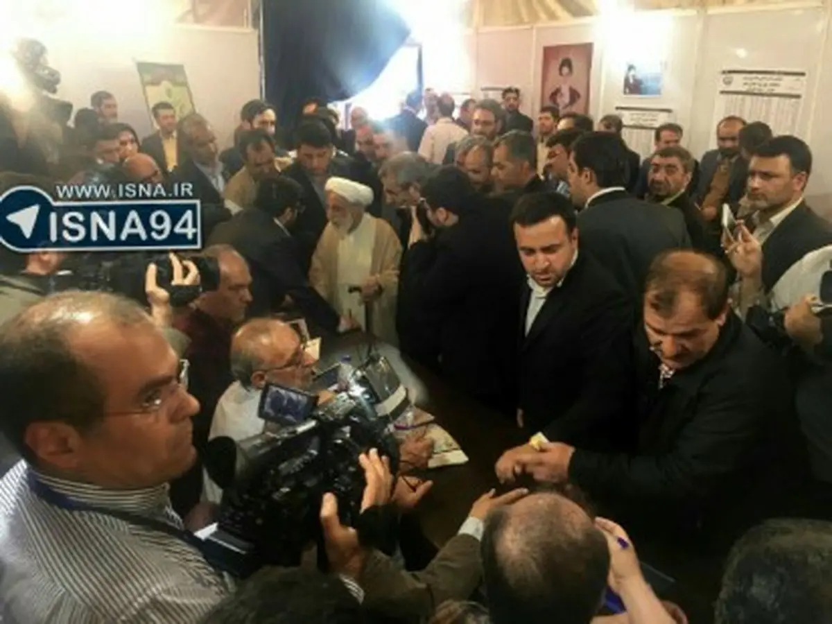 حضور آیت الله جنتی در انتخابات / عکس